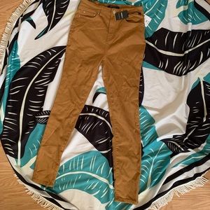 NWT Taupe/Khaki High Waisted Skinny Jeans